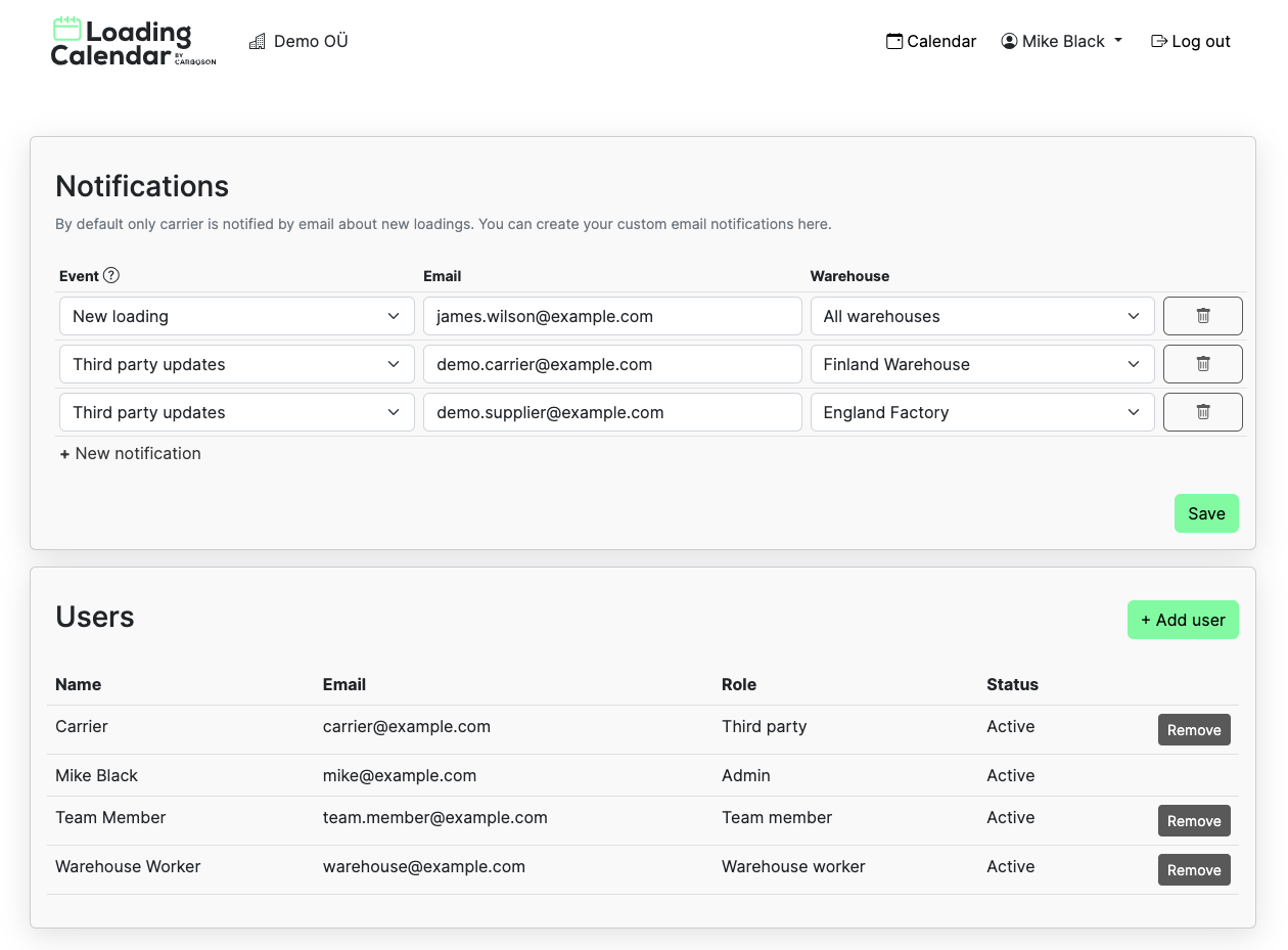 Loading Calendar Logiciel - 4