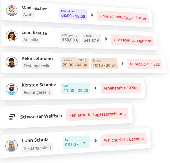 Pentacode screenshot: Pentacode working hours