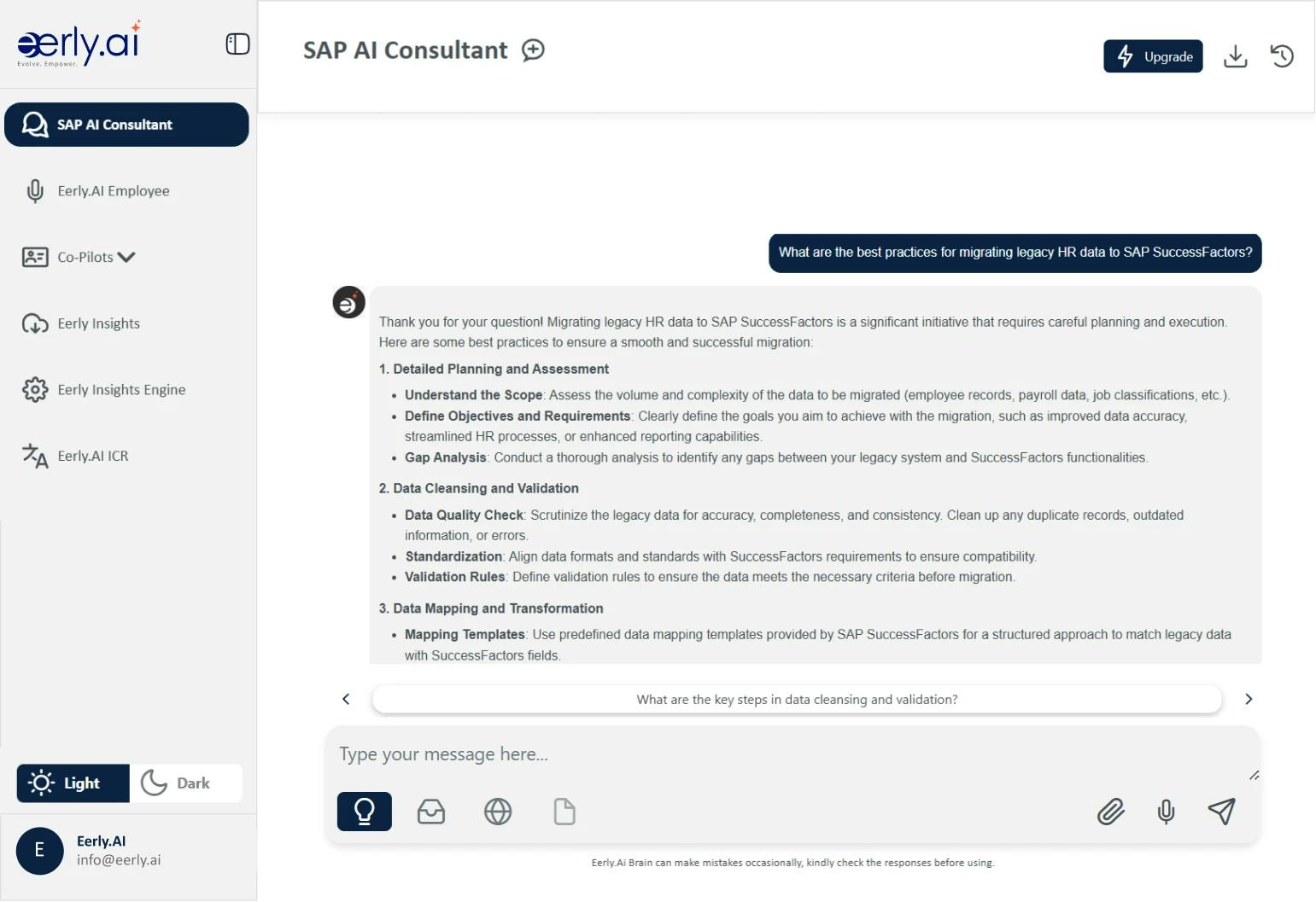 SAP AI Consultant Software - SAP AI Consultant custom strategy builder