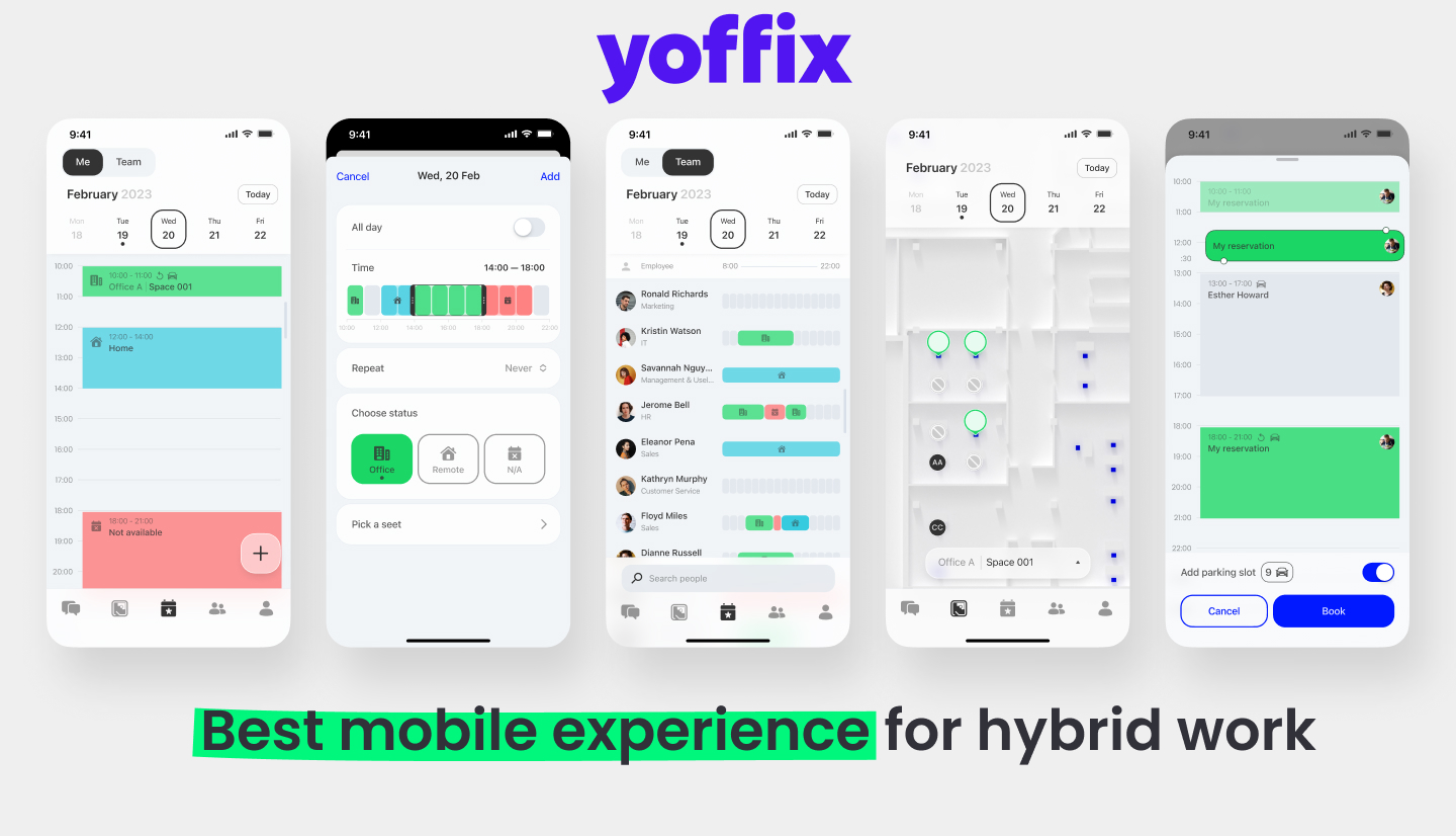 All Yoffix features also available on your mobile, also in MS Teams.