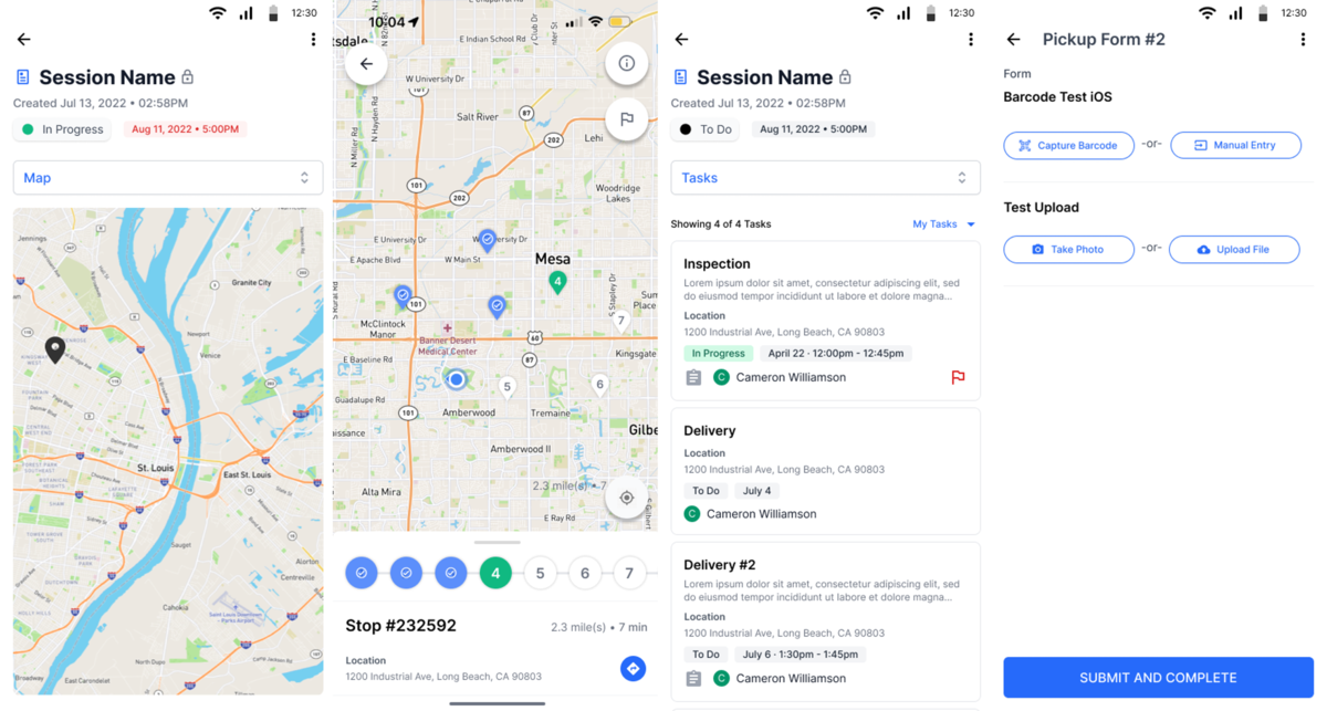 Coolfire Core screenshot: Coolfire Core provides app and app-less mobile views for your teams. Use mobile apps for every day users to get and track work, and use the app-less views to quickly get work to external contractors and customers.