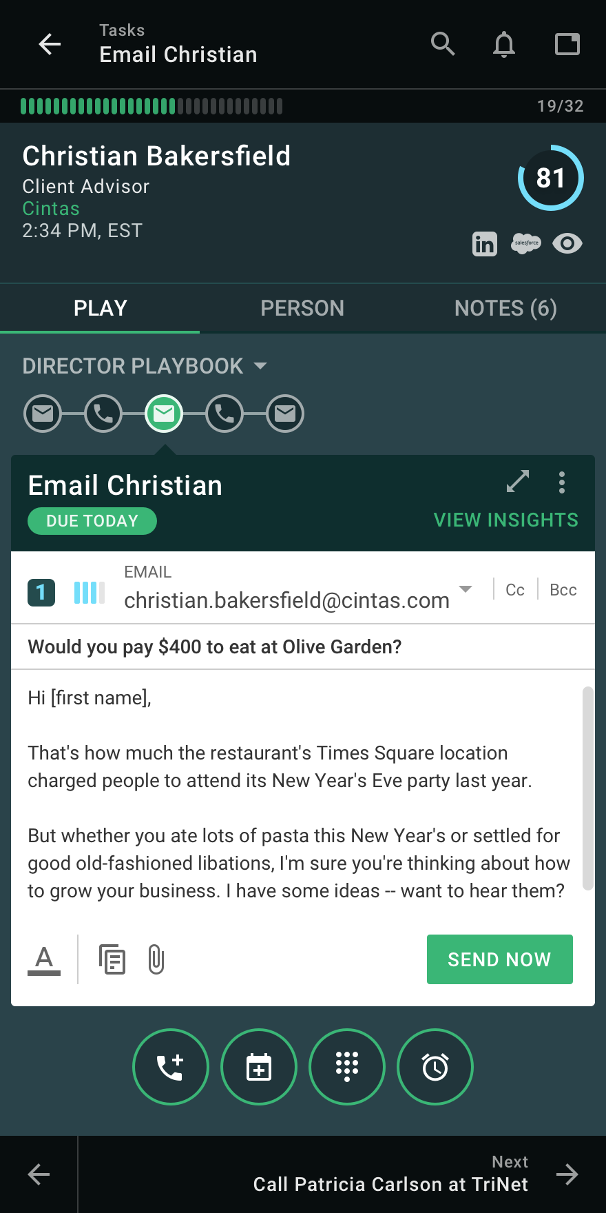 Sending an email with Playbooks