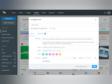 Falcon.io Software - Create campaigns and assign them to teams, set reminders, and add labels