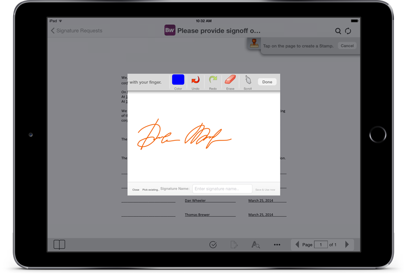 Electronic Signatures and Document Approvals – We’ve created a streamlined workflow solution making it easier to e-sign and approve documents.