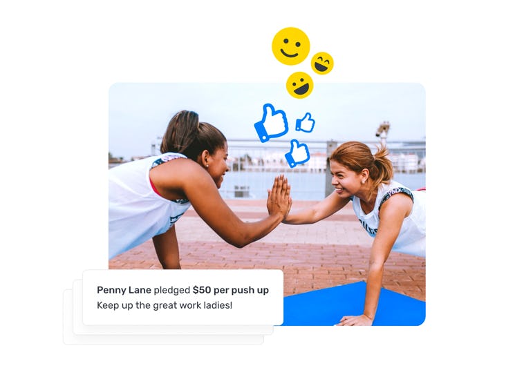 Pledge It Software - Real-time donation activity feeds and leaderboards connect participants to their donors, motivate the top performers and inspire team members to compete.