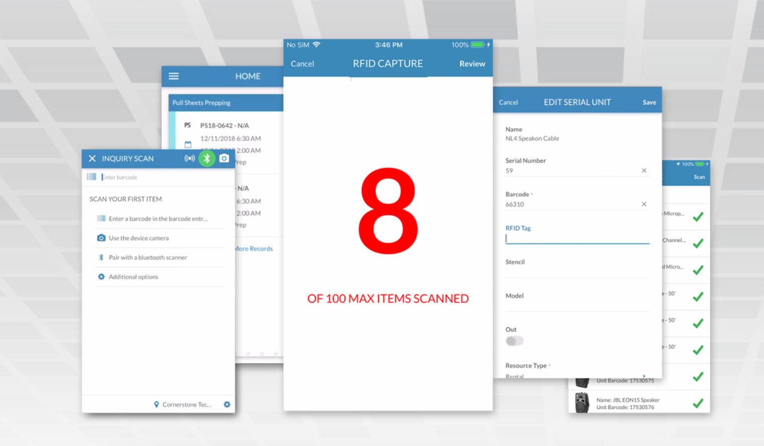 Flex Software - Significantly reduce scan time with RFID scanning