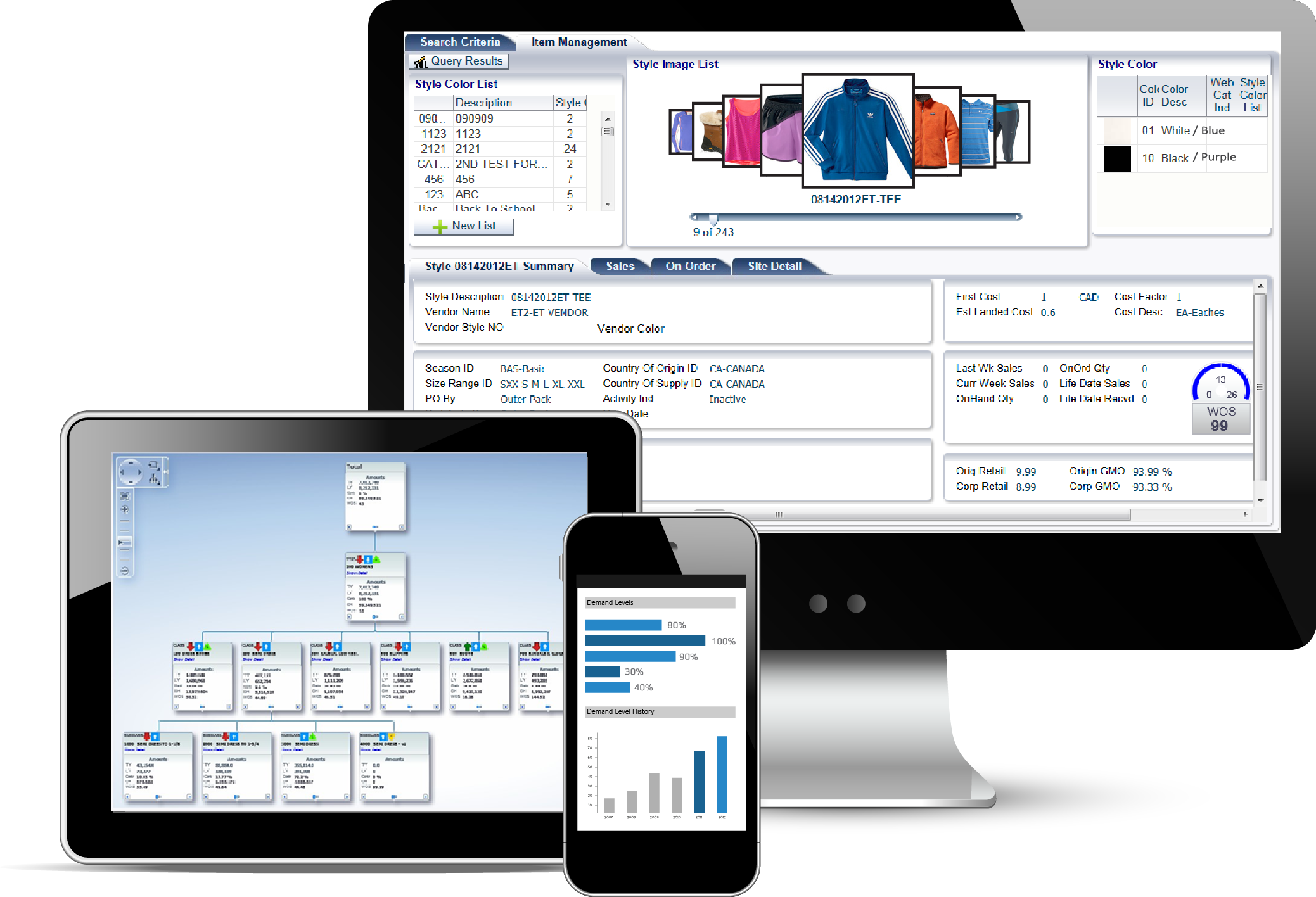 Jesta Vision Suite Software - Merchandising Software