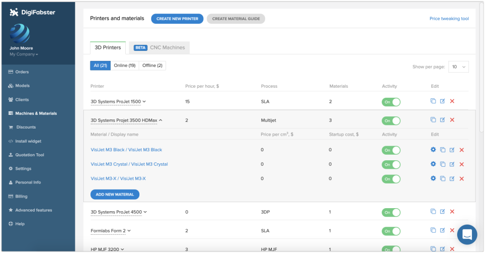 DigiFabster Software - 3