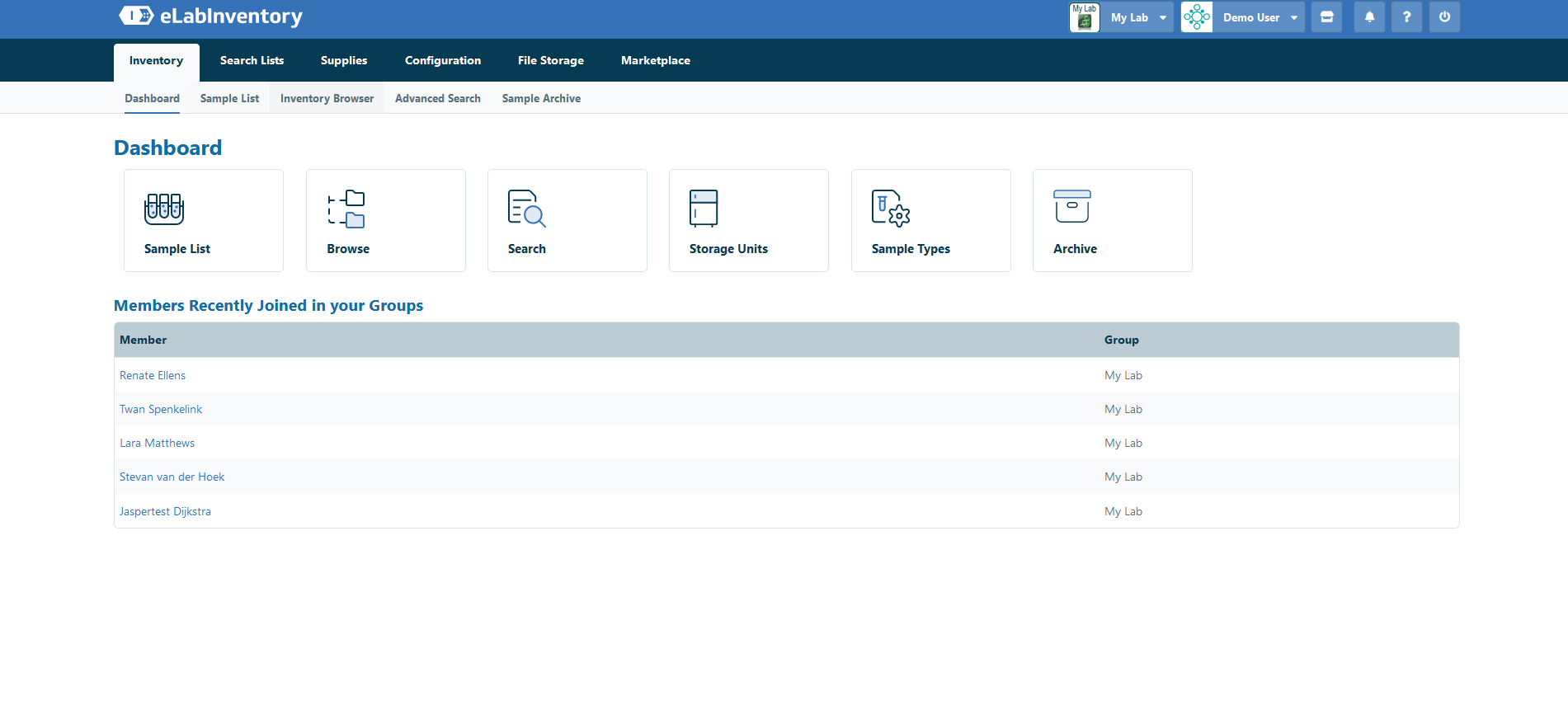 eLabInventory Software - 4