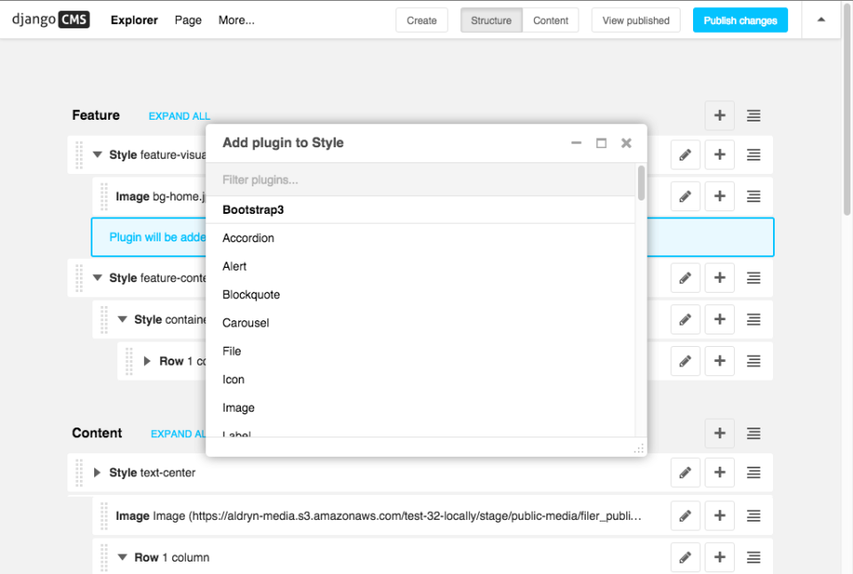 django CMS Software - 3