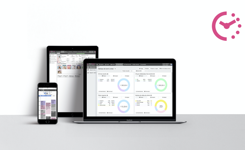 FlexyBeauty is web-based and can be accessed on desktop or mobile, and users can also take advantage of FlexyBeauty's custom mobile apps