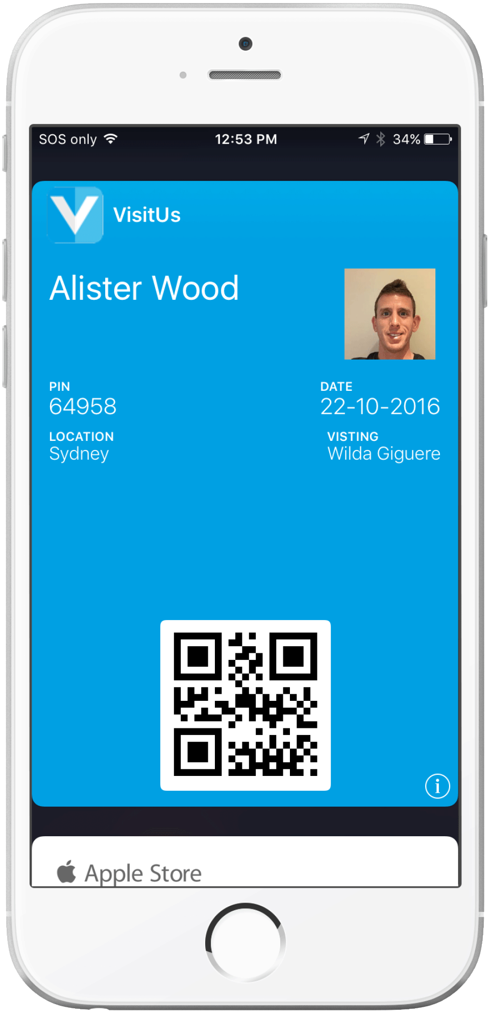 Visitors can now save their emailed visitor pass to the Apple Passbook or Android compatible app