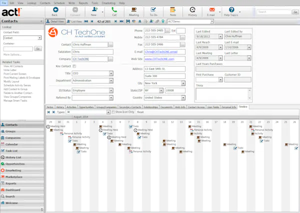 Aact Software Program Sample Act! Reviews, Demo & Pricing - 2021