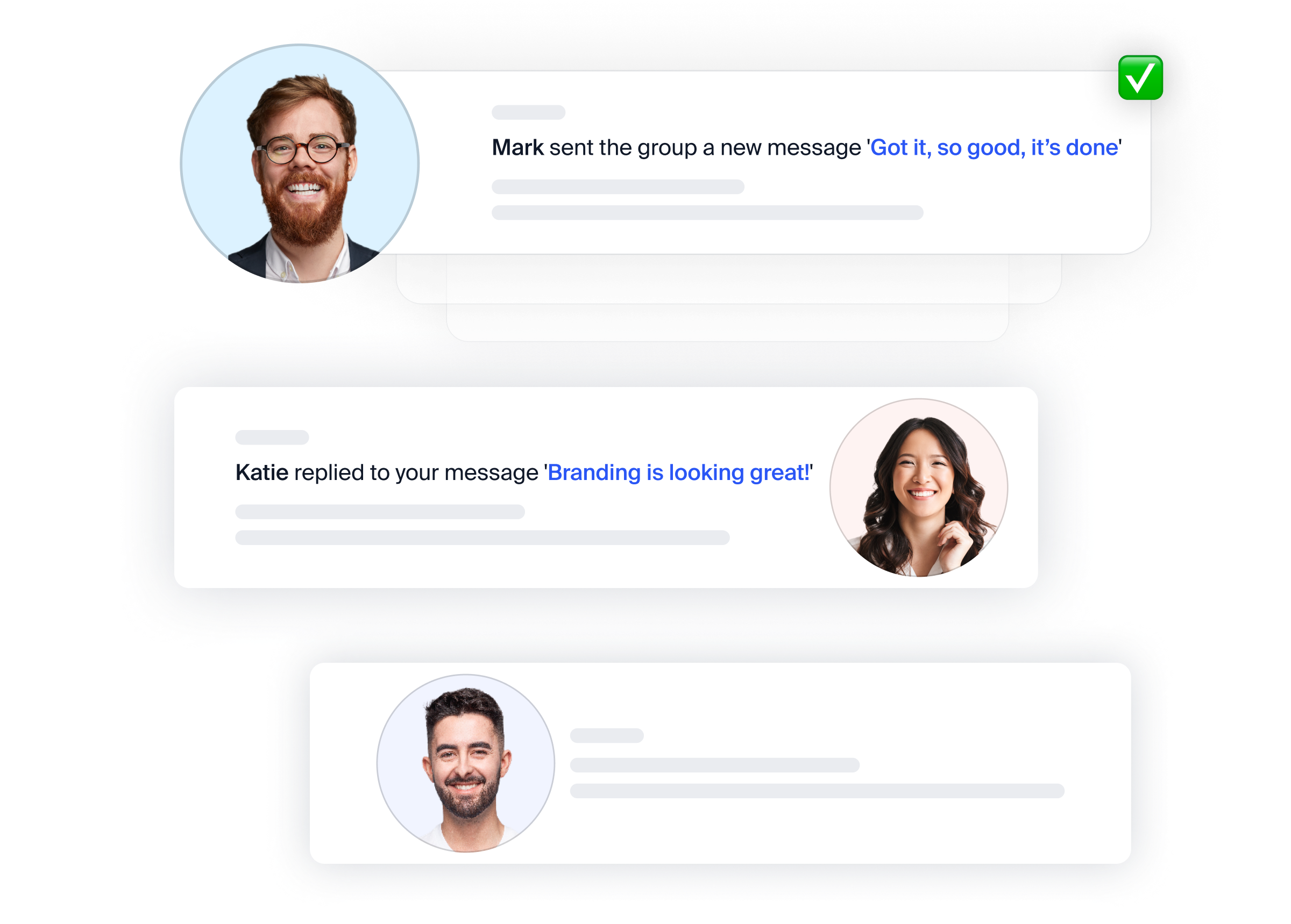 Direct Message ⚡️ Not all teamwork is linear. It can zig and zag, and your collaboration tool’s job is to facilitate all the the nuanced ways your team connects.
