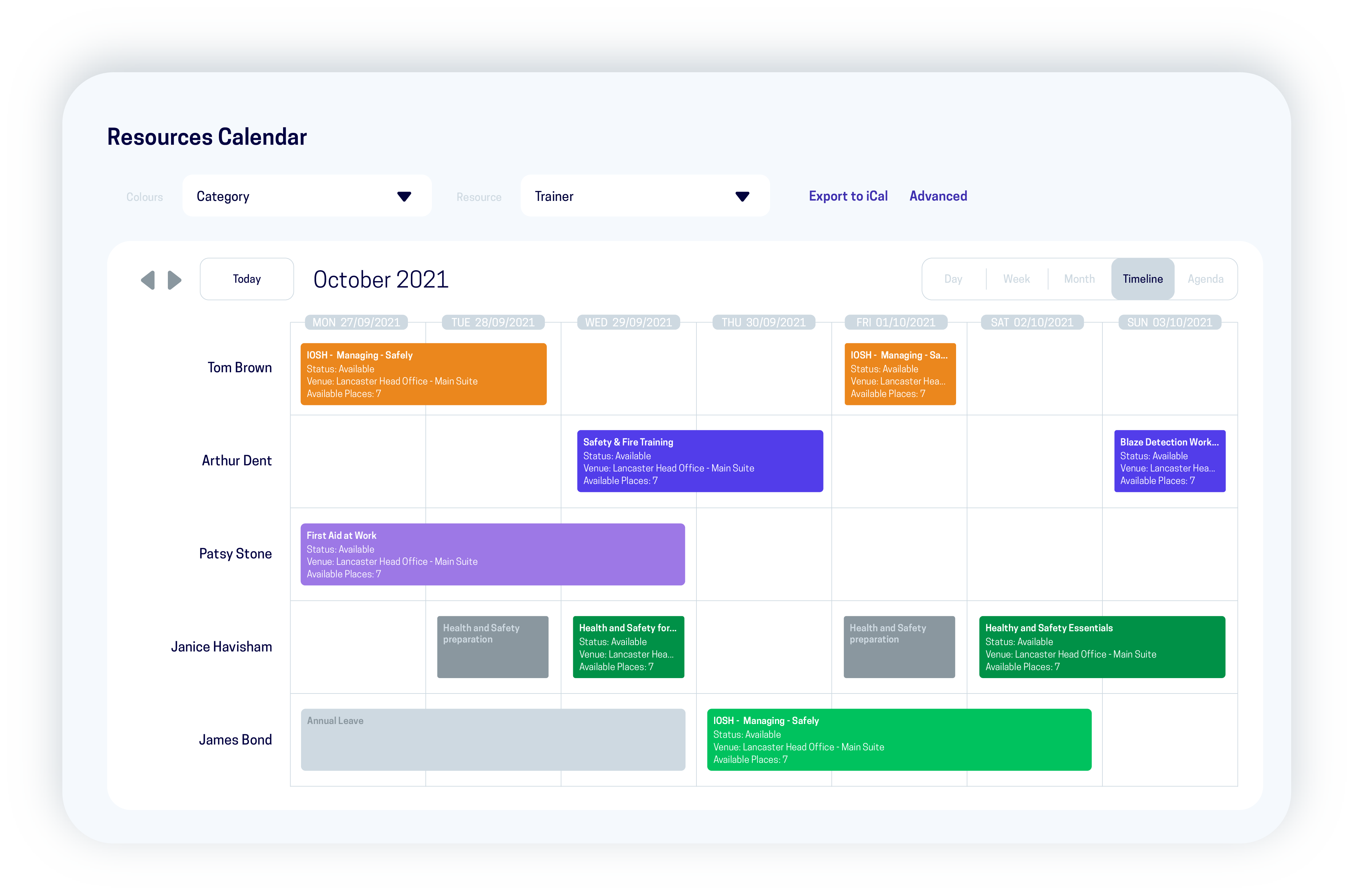 accessplanit resources calendar