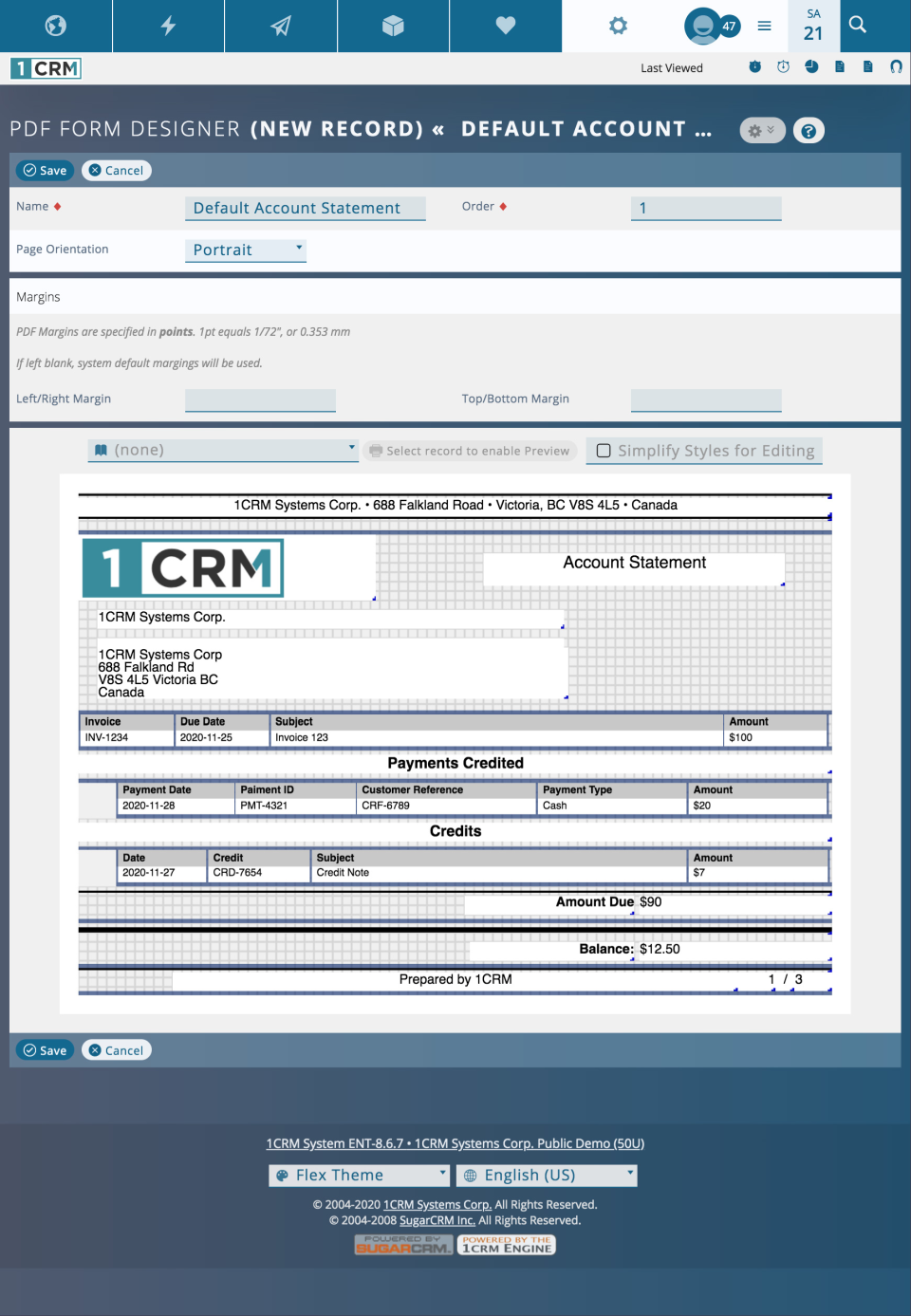 1CRM Software - 5