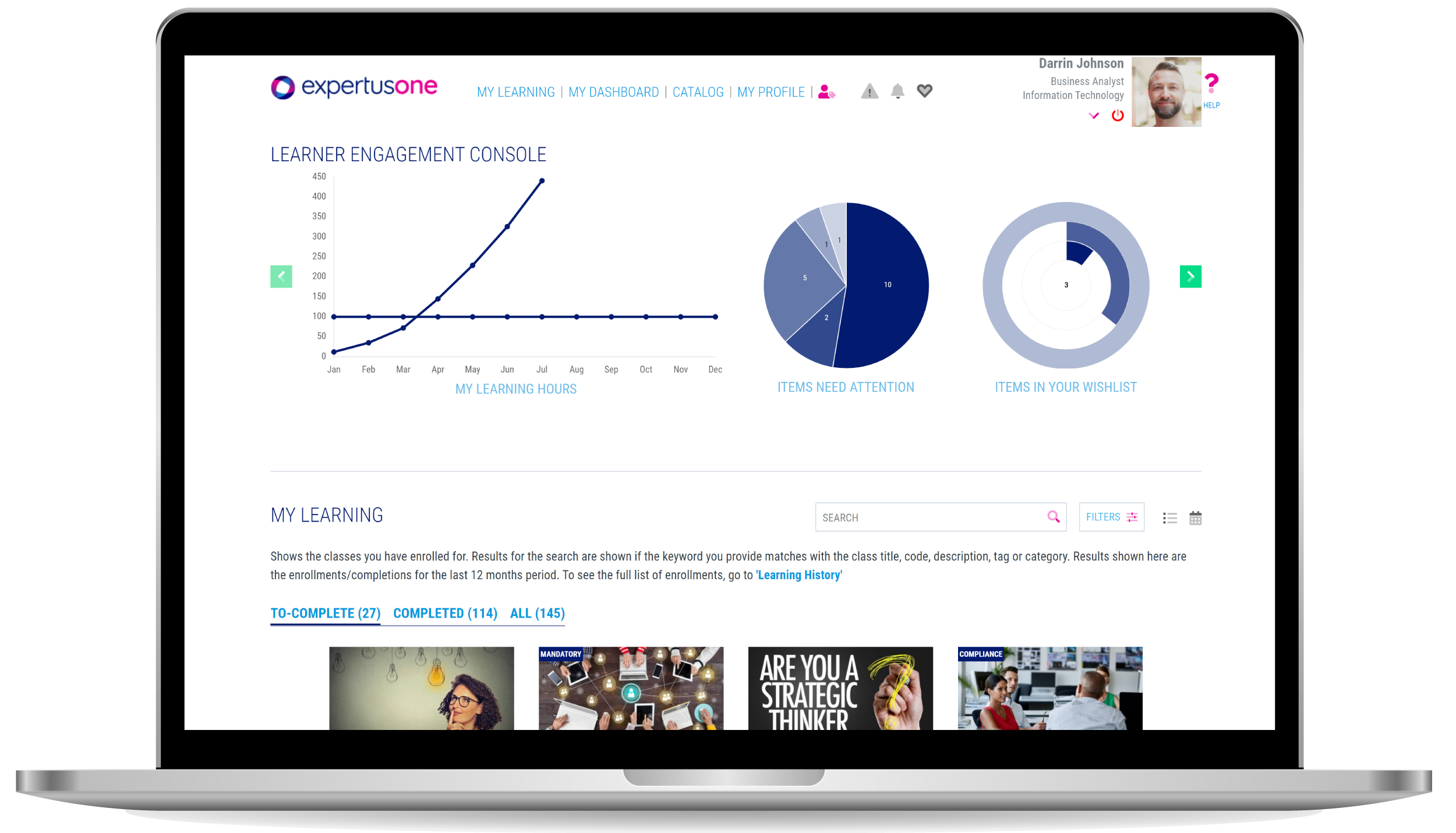 ExpertusONE screenshot