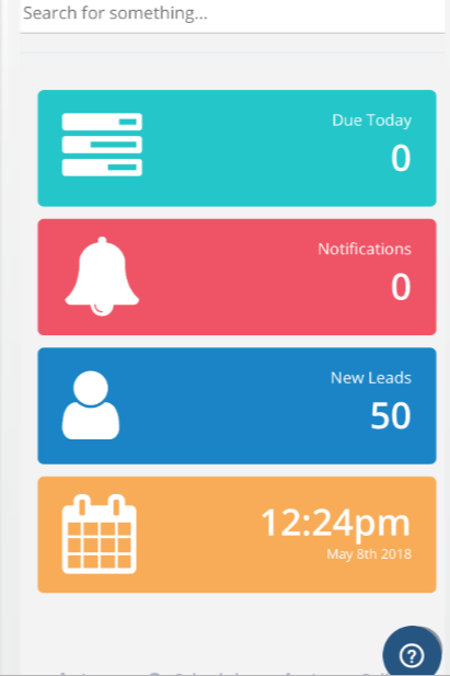 Dashboard that can be accessed on a mobile device