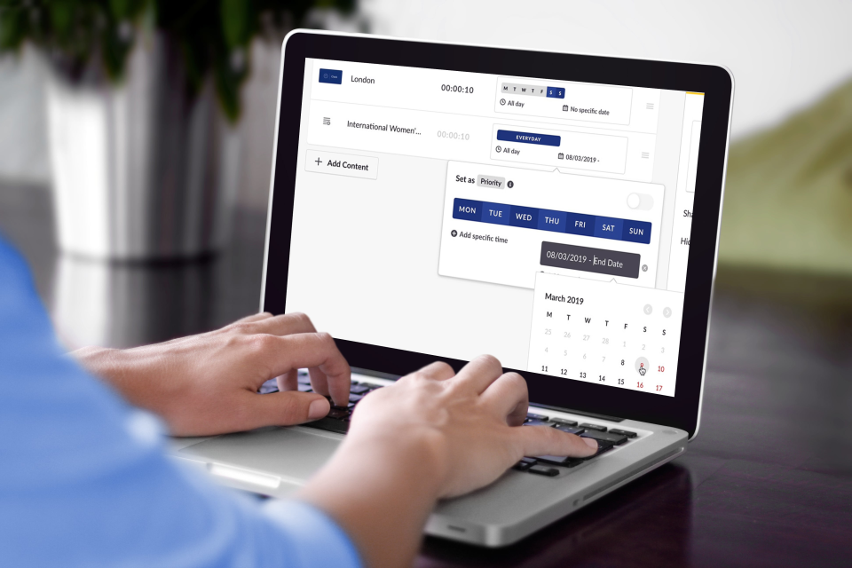 ScreenCloud Software - Dynamic Scheduling