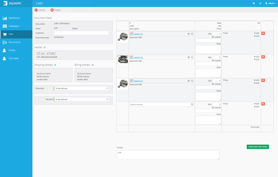BQUADRO Software - 2