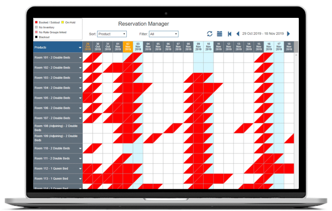 OnRes screenshot: OnRes reservation booking