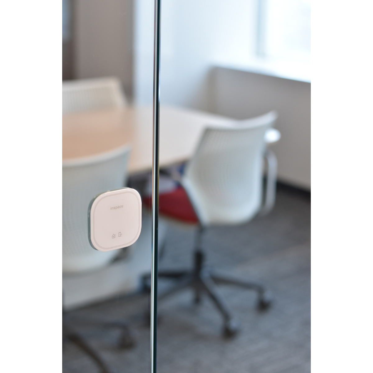 inspace room check in devices are a secure and accurate way of measuring space usage. With check in selected, meeting rooms are automatically released if no one checks in.