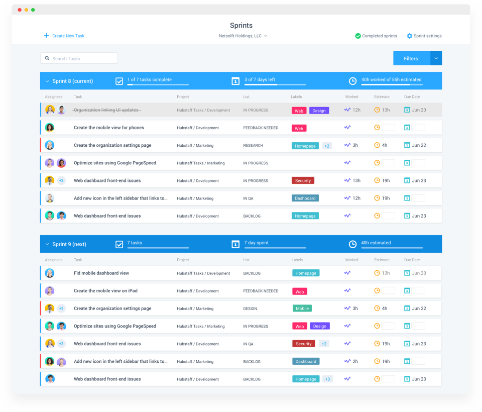 Hubstaff Tasks Software - 3