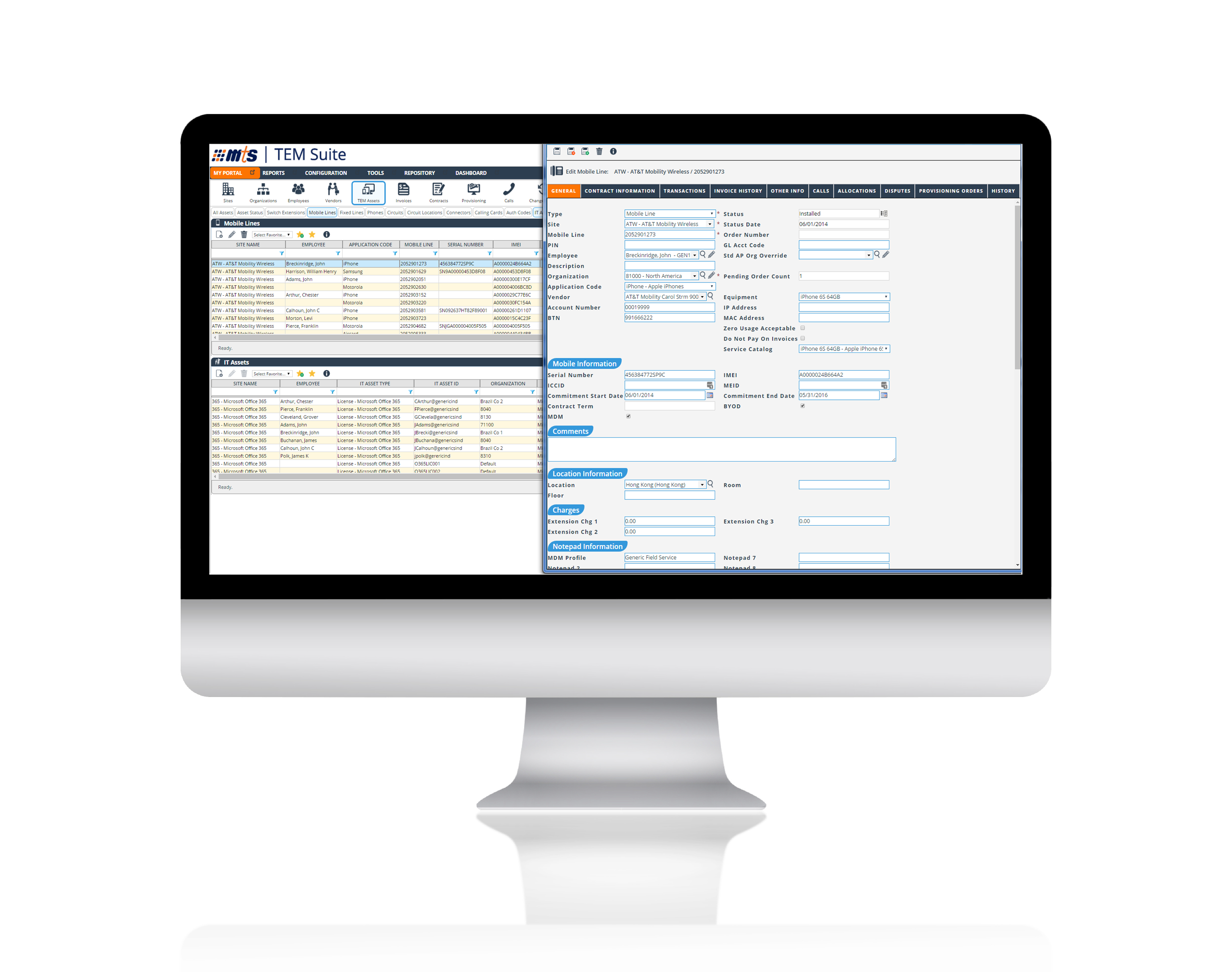 Asset Management can help manage all unified communication assets (video, voice, data and wireless)
