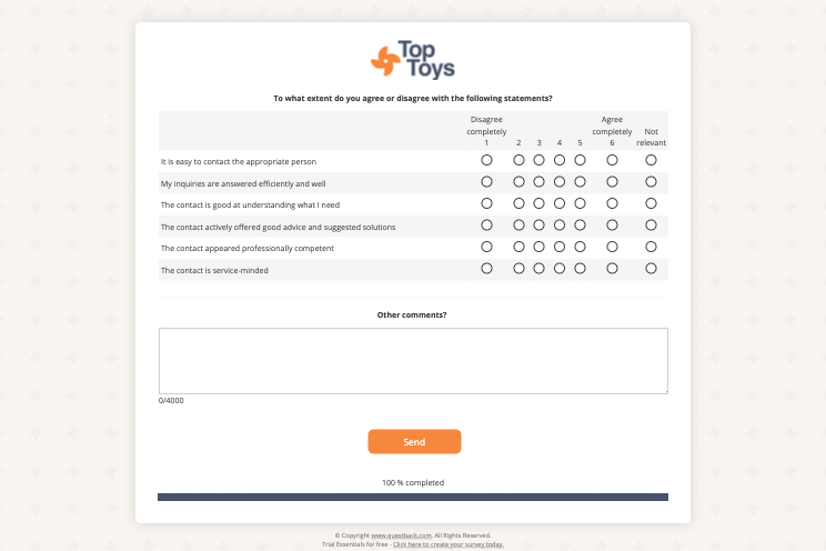 Questback screenshot: Make smarter decisions with insights from feedback