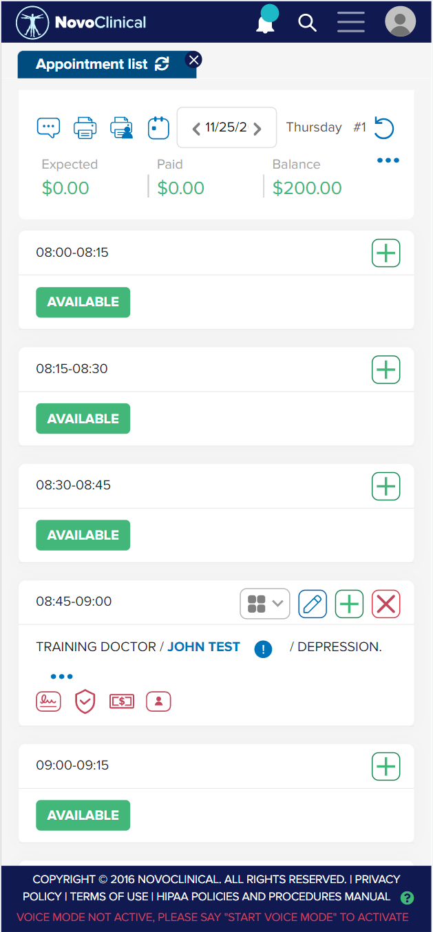 NovoClinical Software - 2