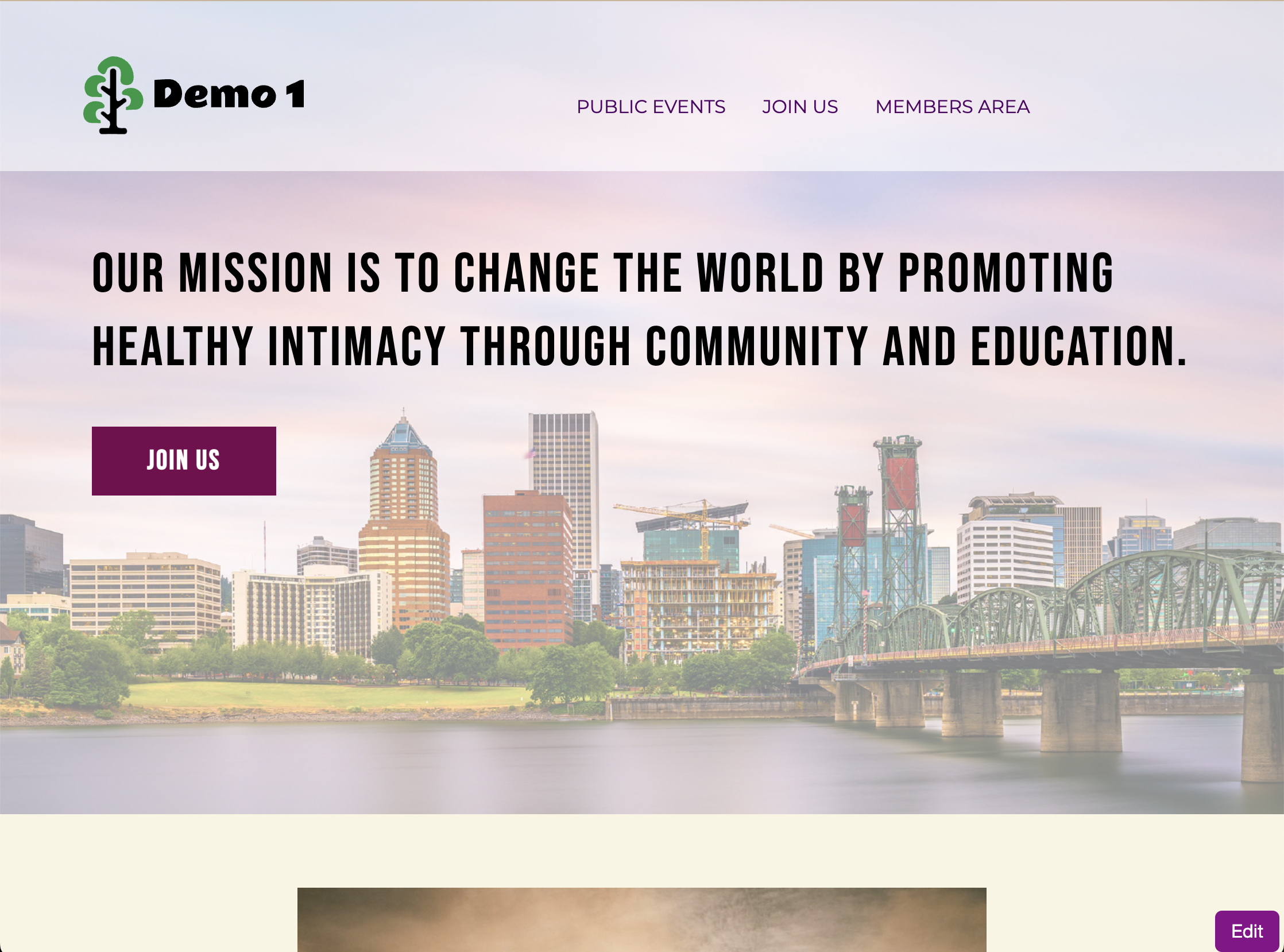 GroupFlow screenshot: Entice prospective members with beautifully-designed, mobile-friendly landing pages that follow marketing best practices.
