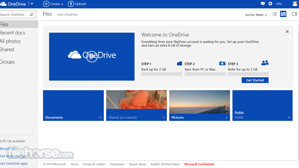 OneDrive Software - Access documents and pictures from a centralized platform