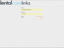 DentalCareLinks Software - DentalCareLinks login page