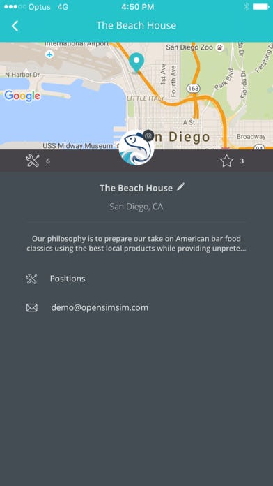 SocialSchedules Software - OpenSimSim multiple locations screenshot