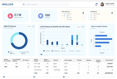 Insillion screenshot: Insillion metrics