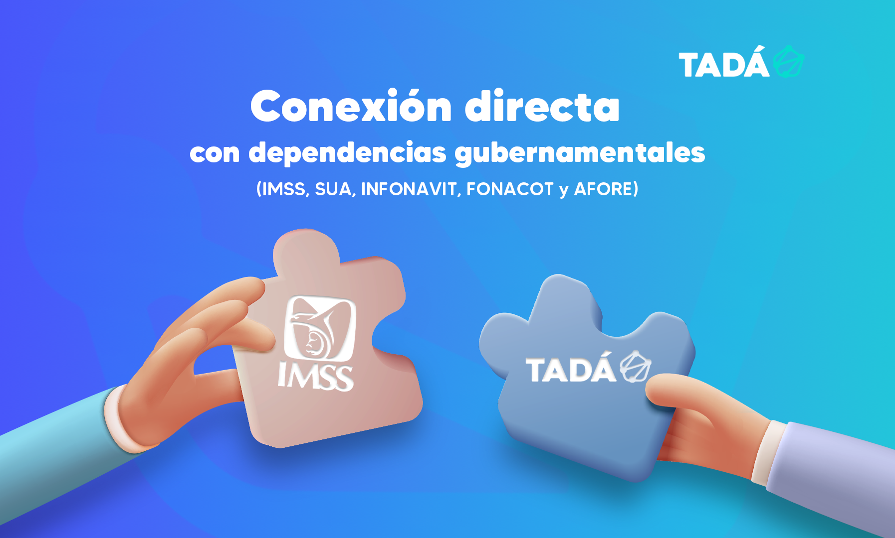 Have direct connection with government entities (IMSS, SUA, INFONAVIT, FONACOT y AFORE)