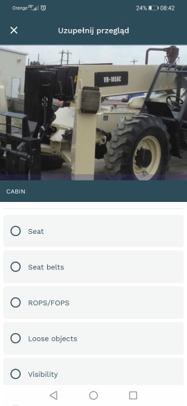 Xafy Safety App questionnaire