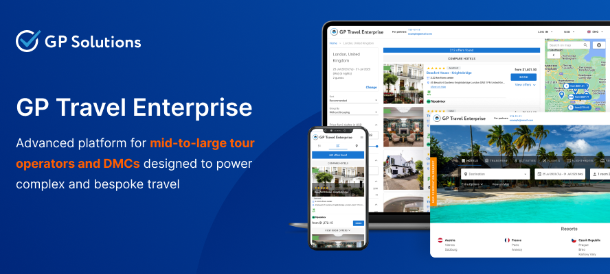 GP Travel Enterprise screenshot: GP Travel Enterprise — Time-tested ERP-class software designed to power your travel business