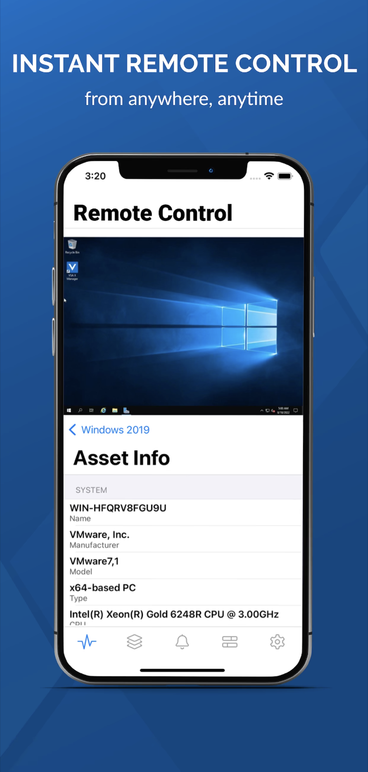 VSA 10 Full Featured Mobile App with Lightning Fast Remote Control