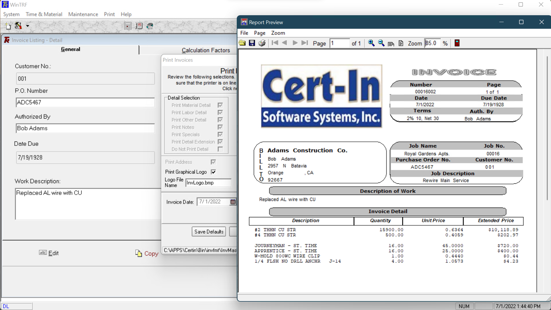 Cert-In Purchase Order Management System