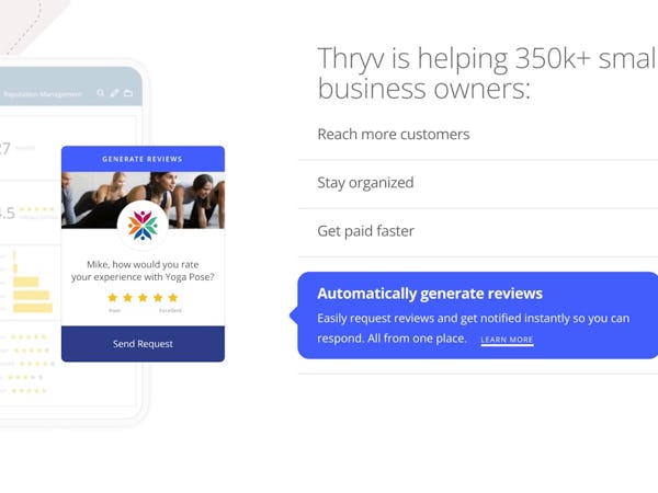 Thryv Software - Because every star counts. Take control of and protect your reputation online, one star at a time. Generate more reviews, and respond all from one place.