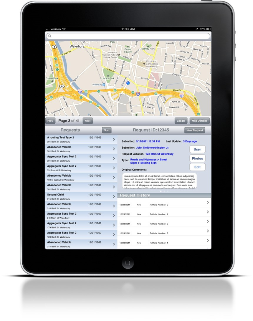 QAlert iPad application