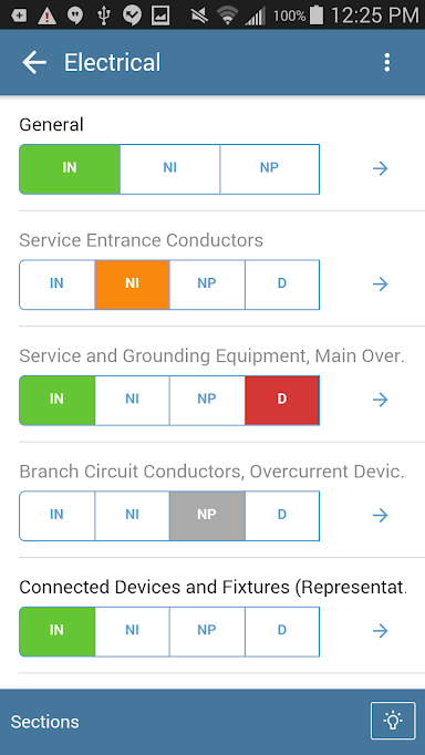 Fill out custom forms to gather the relevant data during inspections