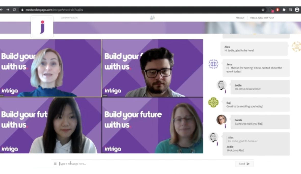 Inspire & Nurture screenshot: Inspire & Nurture chat functionality
