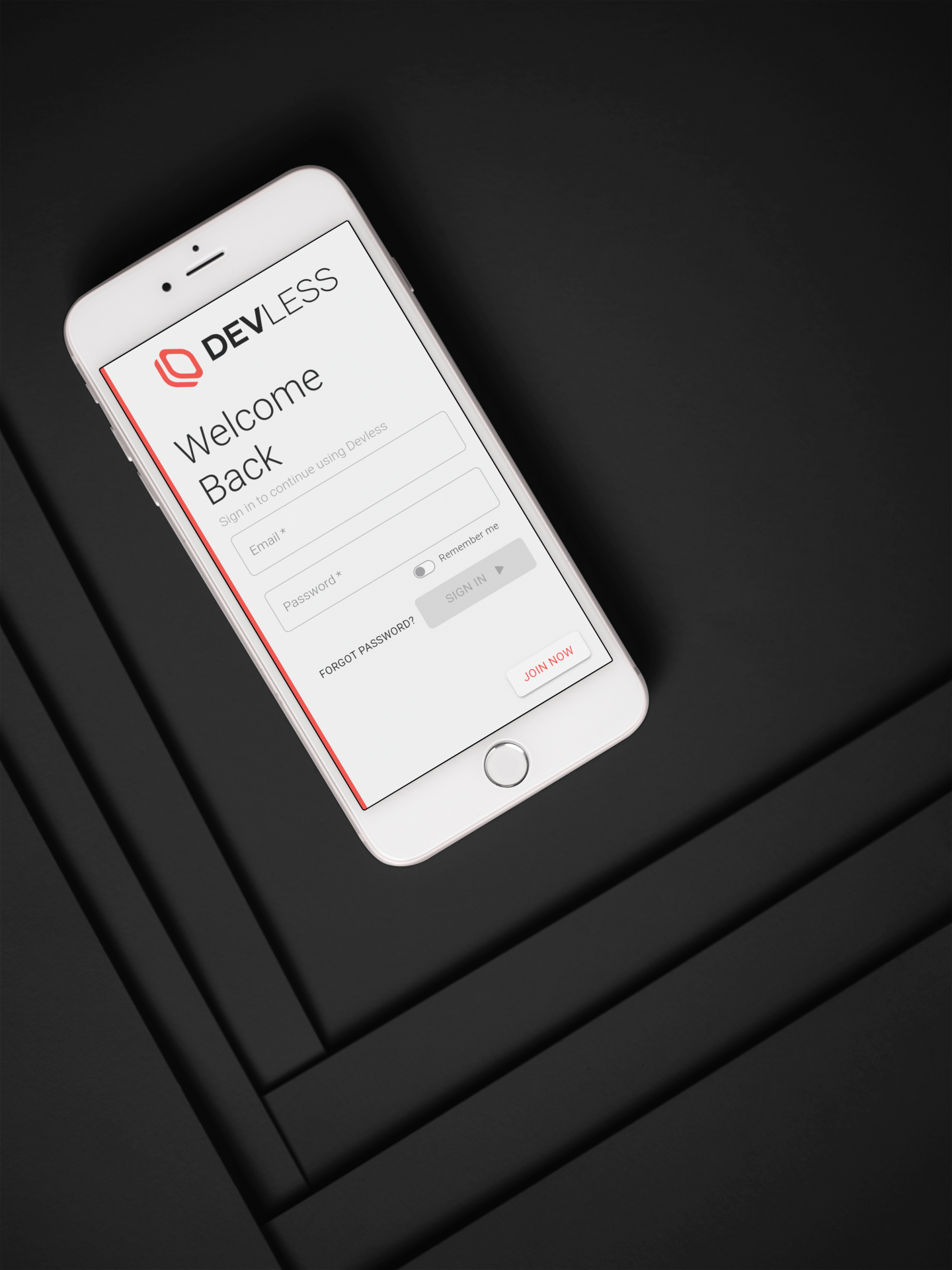 Devless screenshot: Responsive App Builder