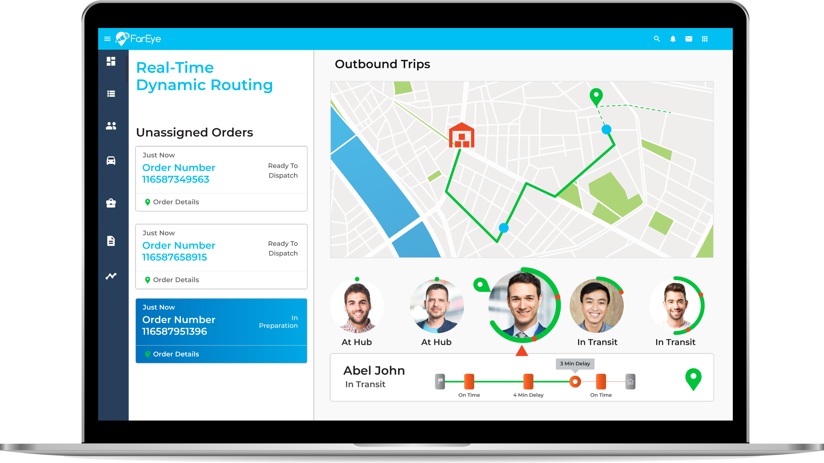 Intelligent Delivery Orchestration Platform Software - Ensure on-time delivery of on-demand deliveries especially significant in hyperlocal scenarios where your SLAs are same-day or same-hour. Leverage real-time dynamic routing to boost delivery efficiency and productivity.