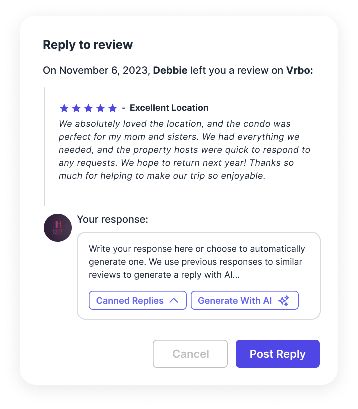 Reva Software - Quickly reply to all reviews from one place leveraging AI.