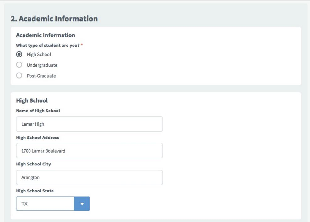SmarterSelect Software - Change the flow of questions depending on the applicant's answers