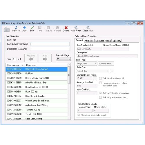 CashFootprint Point-of-Sale