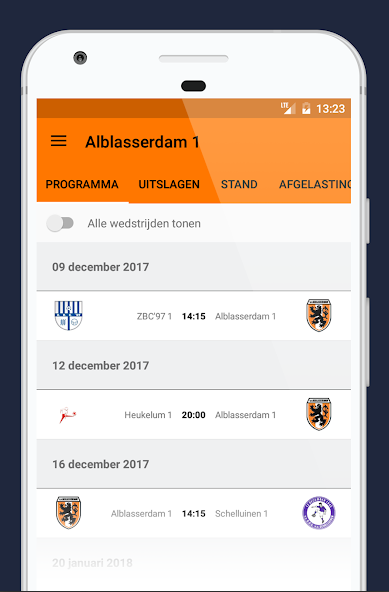Check your clubs' schedules to see their upcoming matches-thumb